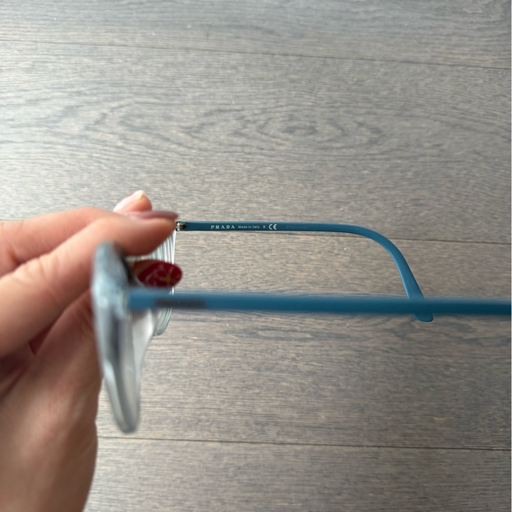Prada Cat Eyed Blue Glasses - Picture 4 of 4